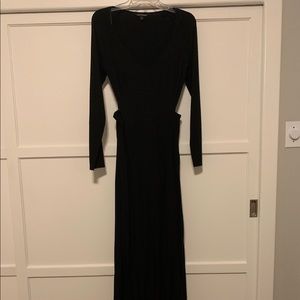 Express long gown with cut outs